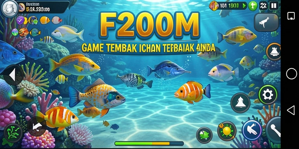 Tampilan gameplay Tembak Ikan yang menarik dan penuh aksi.