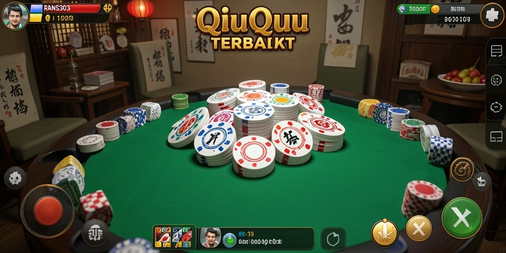 Tampilan gameplay menarik dari QiuQiu di RANS303.