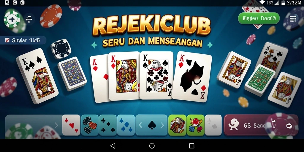 Tampilan gameplay seru di REJEKICLUB yang menggugah selera bermain.