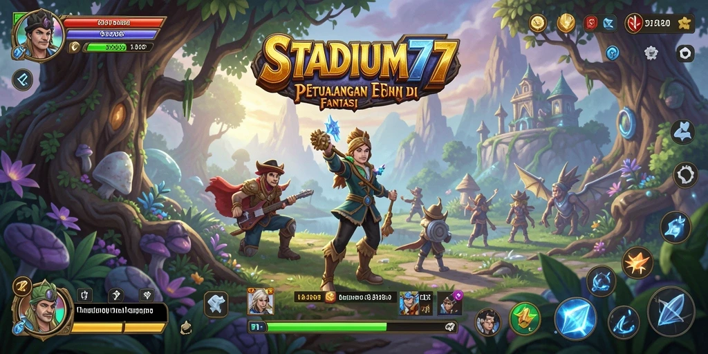 Tampilan gameplay menarik dari STADIUM77 yang menakjubkan.